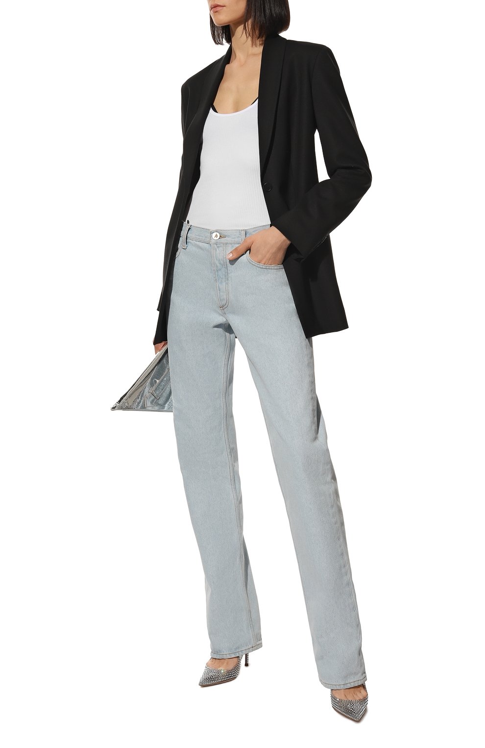 Хлопковая майка CHANTELLE белого цвета по цене 6870 руб., арт. C15P60, фото 2 Хлопковая майка CHANTELLE, арт. C15P60, фото 2