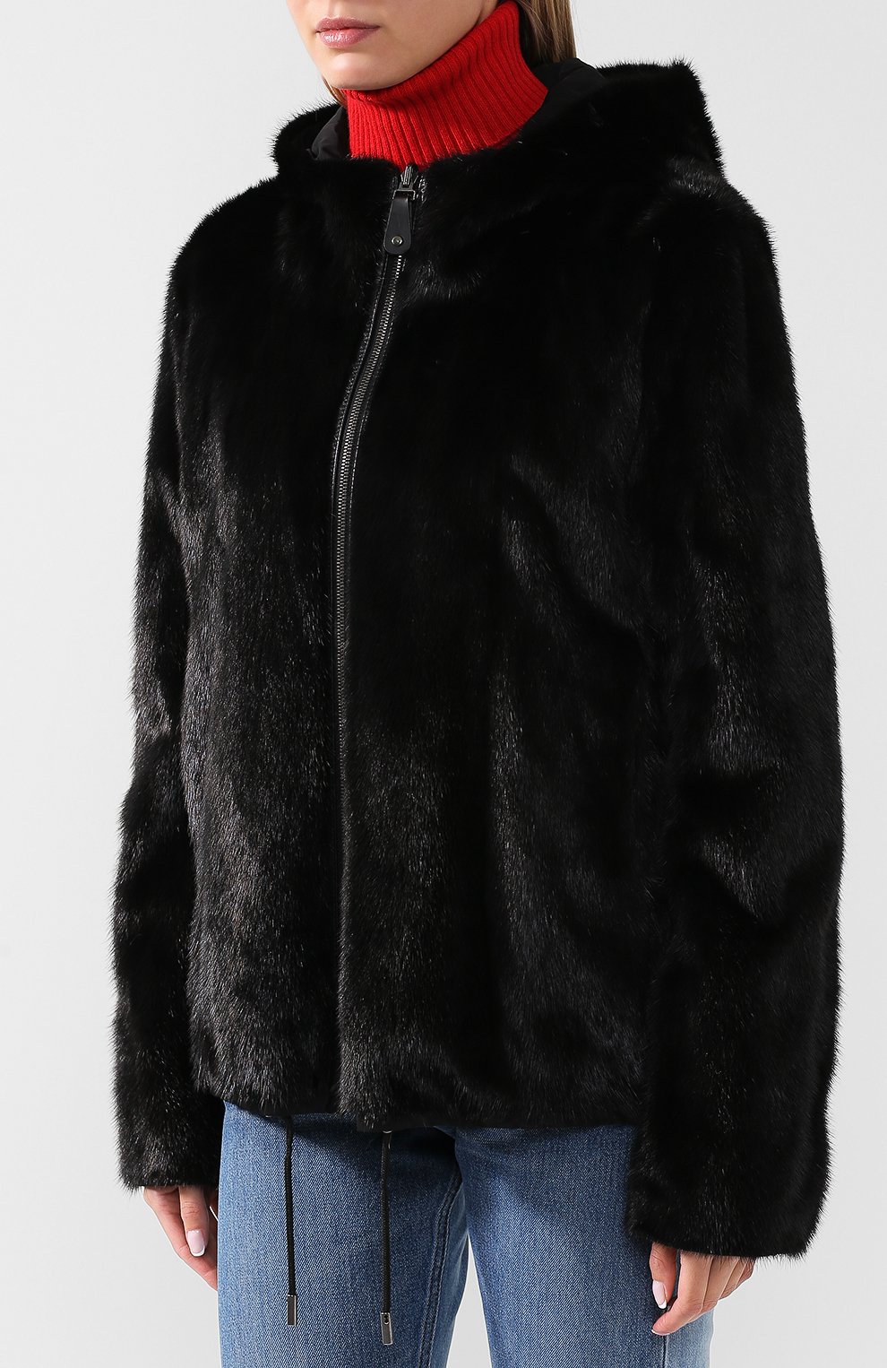 Двусторонний бомбер с отделкой из меха норки YS ARMY PARIS, арт. F529X62NYVC, фото 6