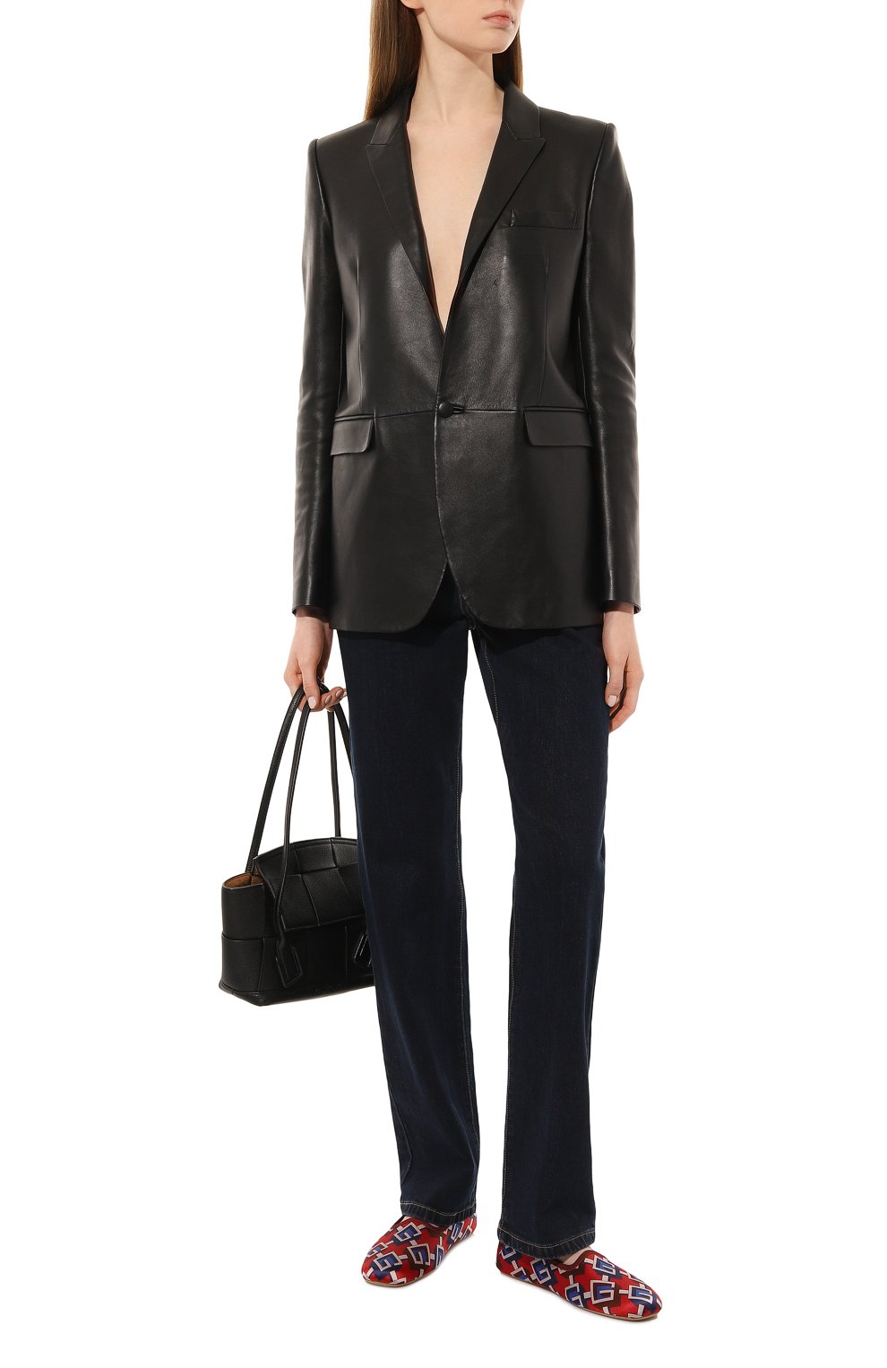 Текстильные домашние туфли GUCCI, арт. 662389 20T10, фото 2