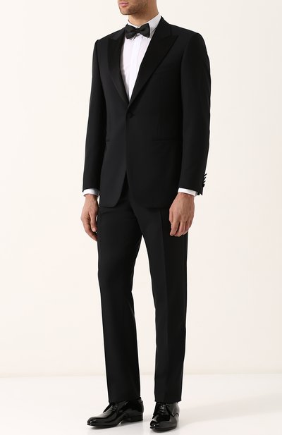 Шерстяной приталенный смокинг LANVIN, арт. RMSU0008-M00600ALS, фото 1