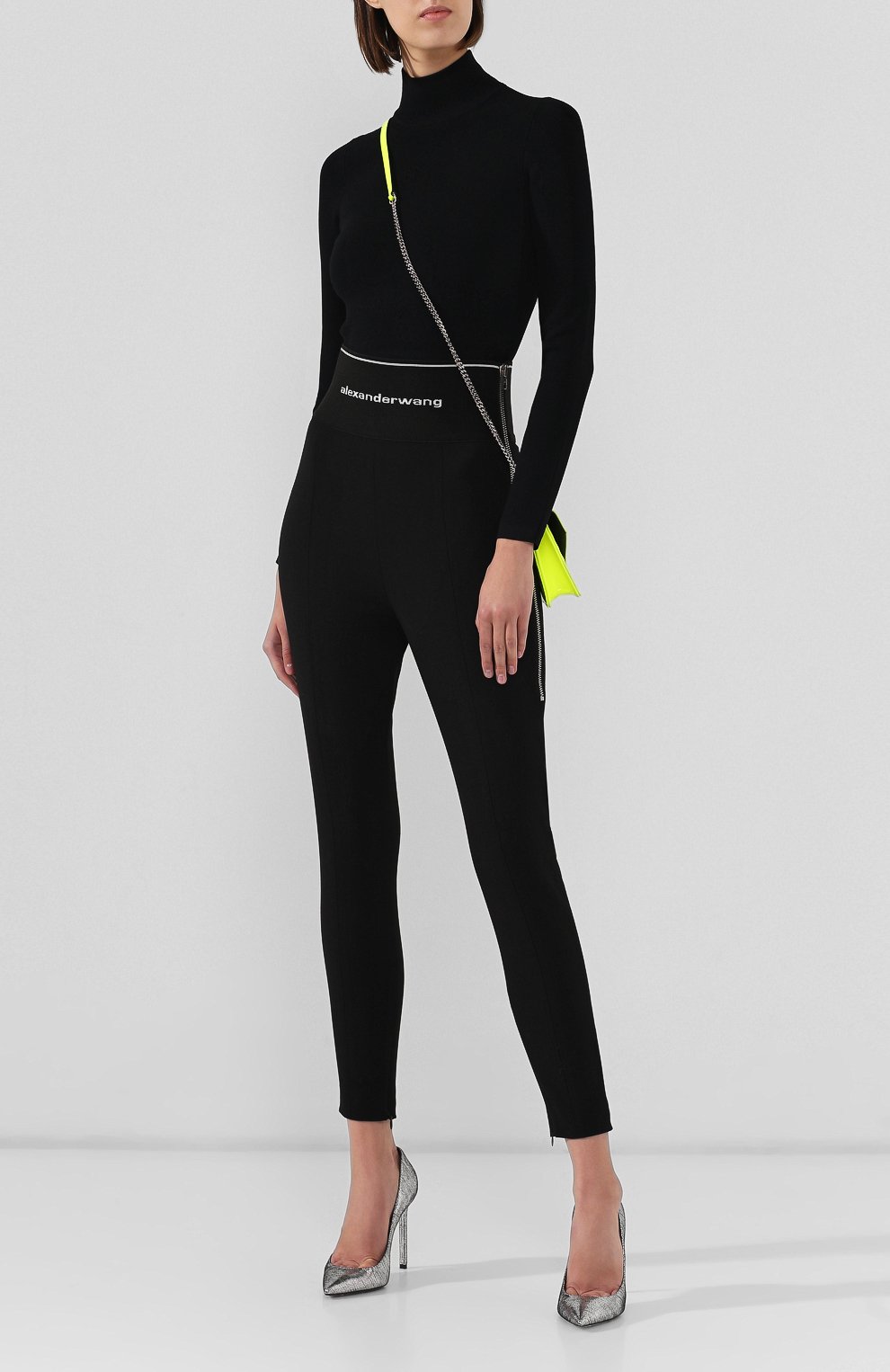 Шерстяные легинсы ALEXANDER WANG, арт. 1WC2194157, фото 2