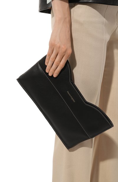 Клатч the bow ALEXANDER MCQUEEN, арт. 731175 1BLCA, фото 2