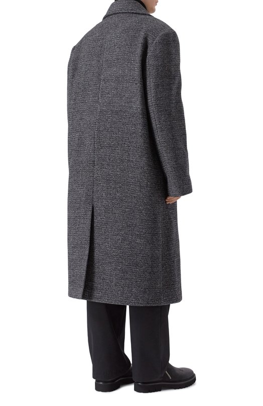 Шерстяное пальто Juun.J JC5X30P31 Серый  JC5X30P31 Фото 4
