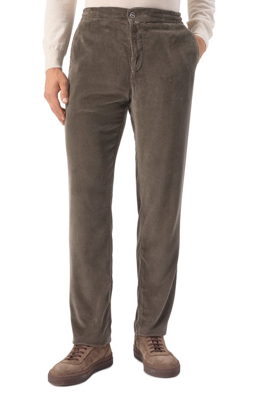 Вельветовые брюки Kiton UPLACRK0138H20 Коричневый  UPLACRK0138H20 Фото 3