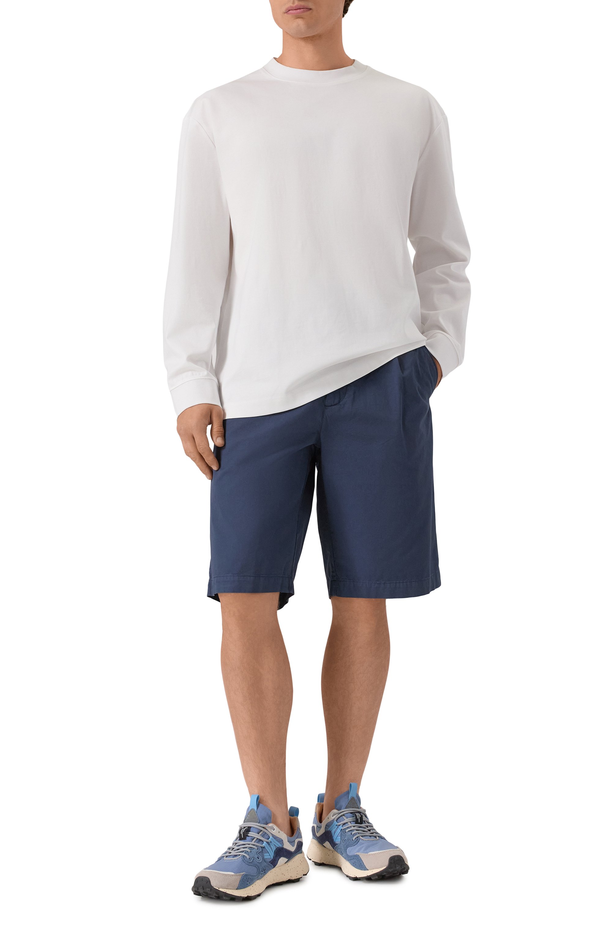 Хлопковые шорты C.P. COMPANY, арт. 18CMBE277A1103400, фото 2