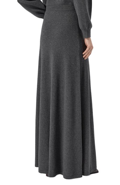 Шерстяная юбка BALENCIAGA серого цвета по цене 218500 руб., арт. 849932/T1754, фото 4 Шерстяная юбка BALENCIAGA, арт. 849932/T1754, фото 4