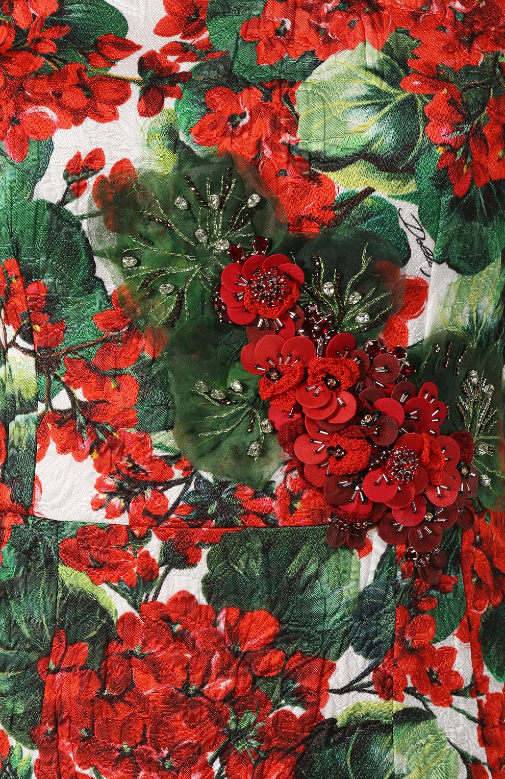 Платье из смеси хлопка и вискозы DOLCE & GABBANA, арт. F6C6WZ/HSMY7, фото 5