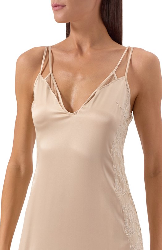 Шелковая сорочка C.alla CL0285 S0 Бежевый  CL0285 S0 Фото 5