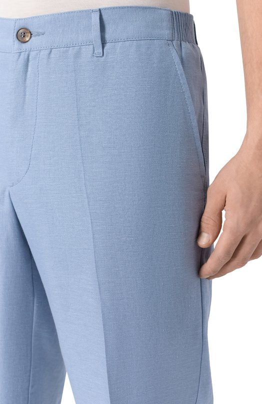 Шорты изо льна и шелка MVST M26.CSM.T408/TXAVI Голубой  M26.CSM.T408/TXAVI Фото 5