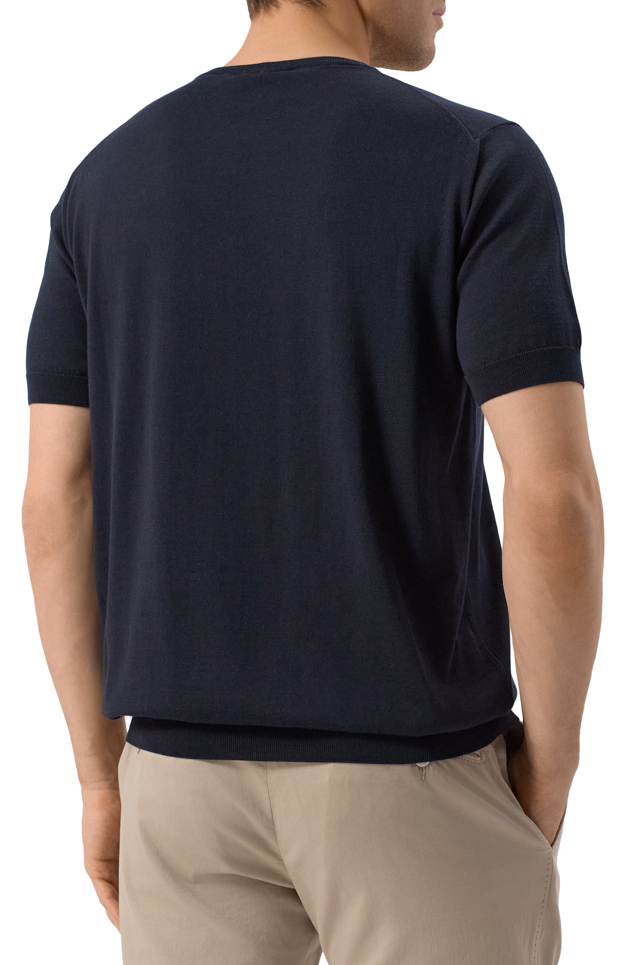 Джемпер из шелка и хлопка GIORGIO ARMANI, арт. 3HSM38/SM63Z, фото 4