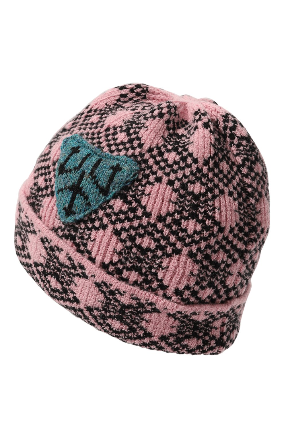 Шапка из шерсти и кашемира PRADA, арт. UMD491-1ZJX-F014C-212, фото 2