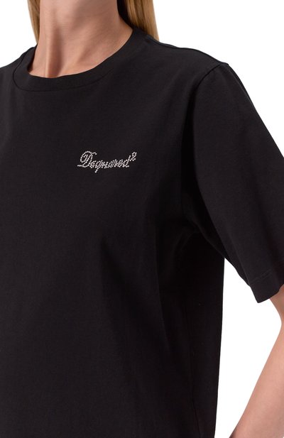 Хлопковая футболка DSQUARED2, арт. S75GD0452/D20020, фото 5
