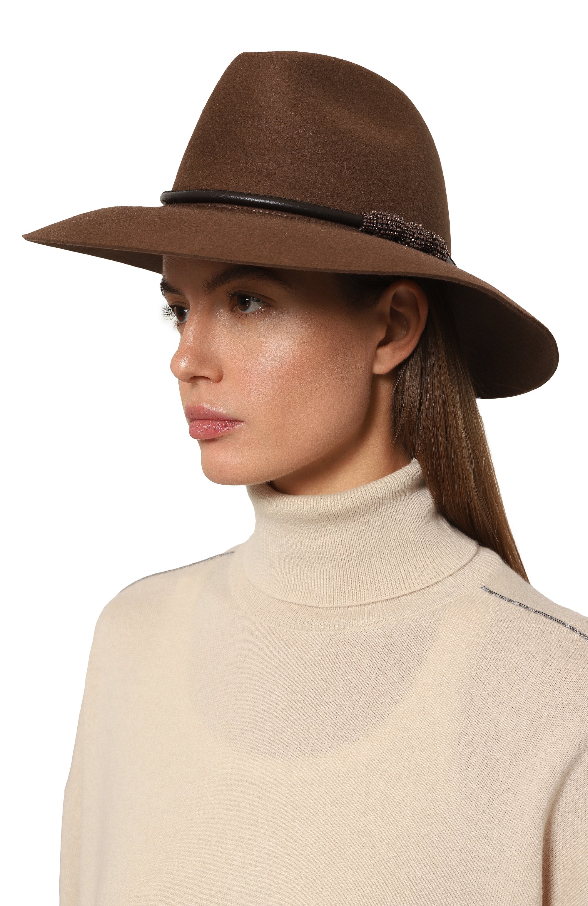 Фетровая шляпа BRUNELLO CUCINELLI, арт. MCAP90041, фото 2