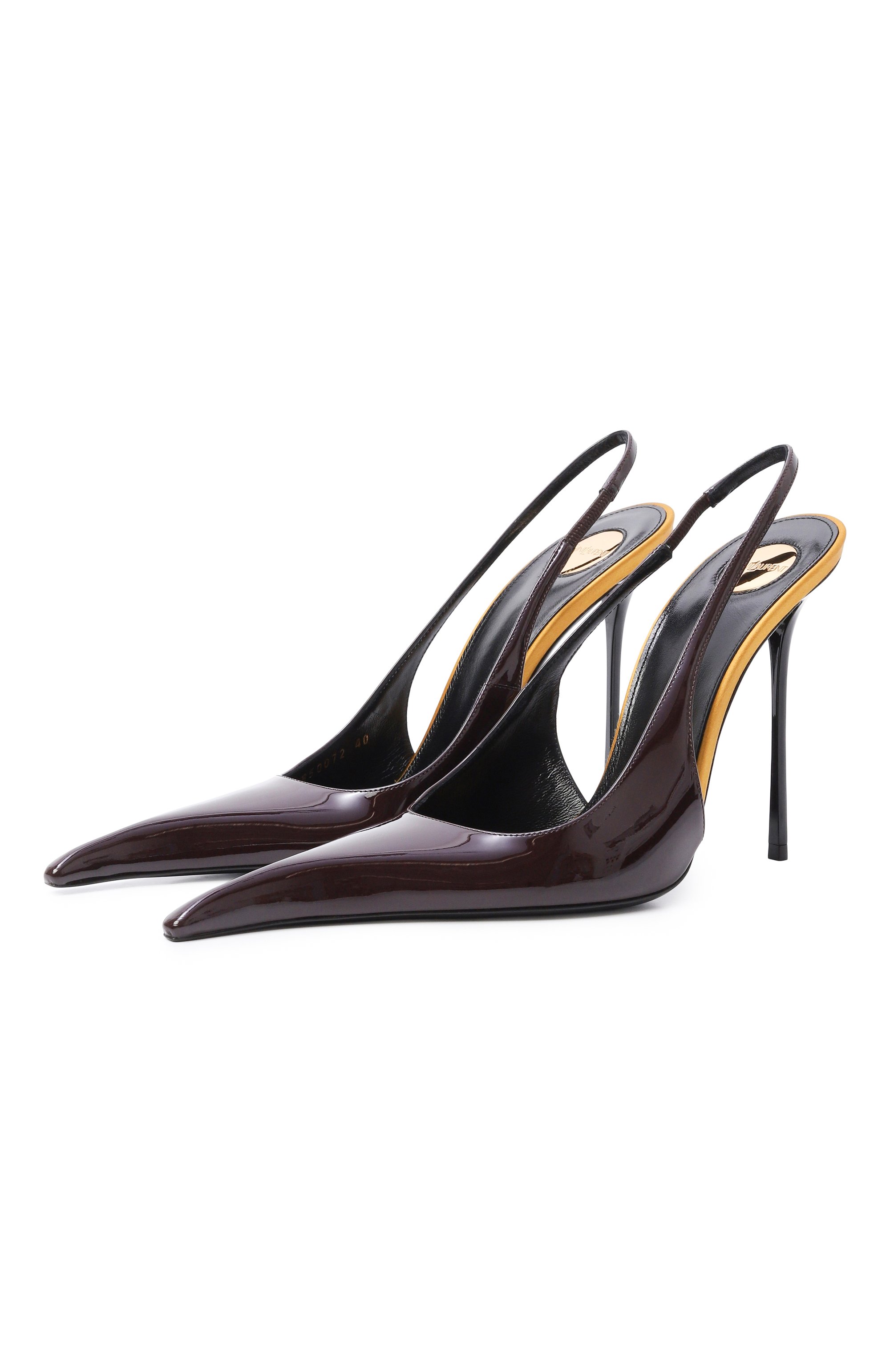 Лакированные туфли amalia 110 SAINT LAURENT, арт. 850072/1TVAN, фото 1