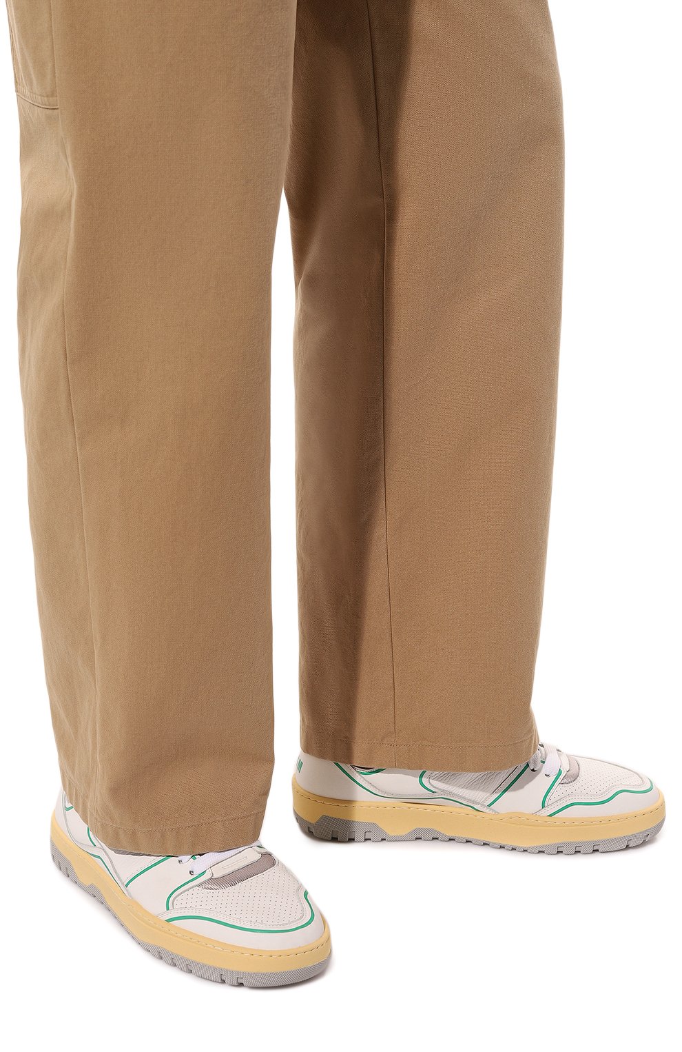 Кожаные кеды MSGM, арт. 3440MS305 672, фото 3