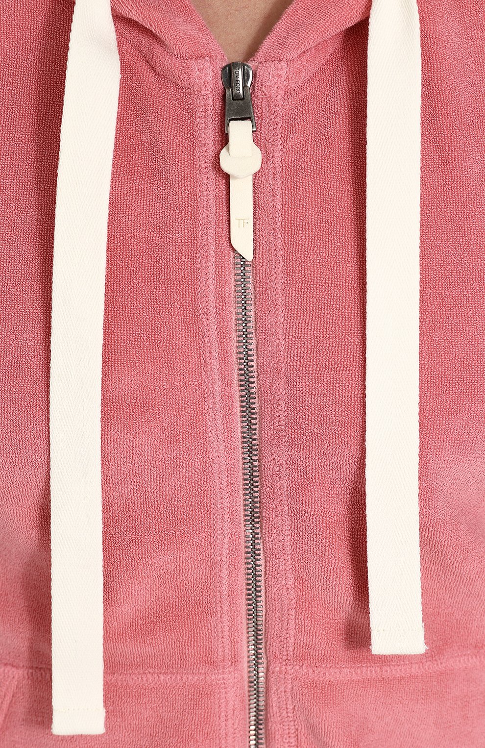 Хлопковая толстовка на молнии с капюшоном TOM FORD, арт. BP228/TFJ917, фото 5