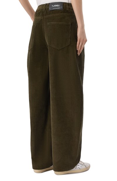 Вельветовые брюки OFF-WHITE темно-зеленого цвета по цене 93700 руб., арт. 2FH00539B, фото 4 Вельветовые брюки OFF-WHITE, арт. 2FH00539B, фото 4
