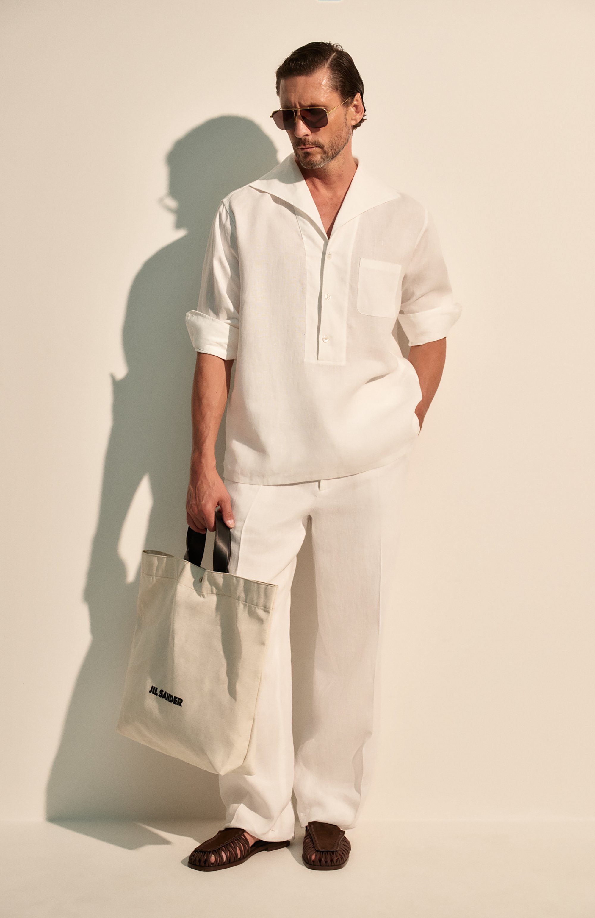 Текстильная сумка-шопер JIL SANDER, арт. J26WC0009/P4917, фото 8