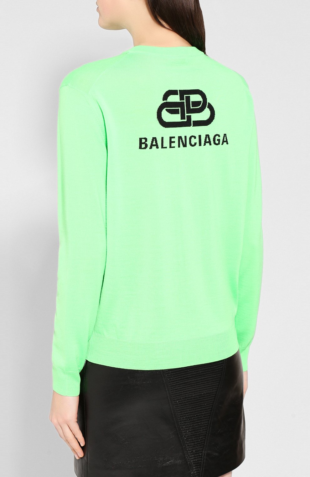 Шерстяной пуловер BALENCIAGA, арт. 583093/T1439, фото 4