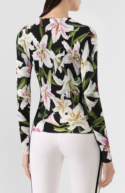 Шелковый пуловер DOLCE & GABBANA, арт. FX450T/JAHGC, фото 4