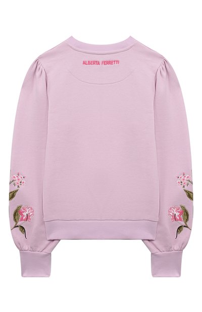 Хлопковый свитшот ALBERTA FERRETTI JUNIOR, арт. 027851, фото 2