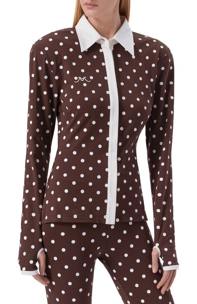 Хлопковое поло ROWEN ROSE, арт. RR_J115_001, фото 3