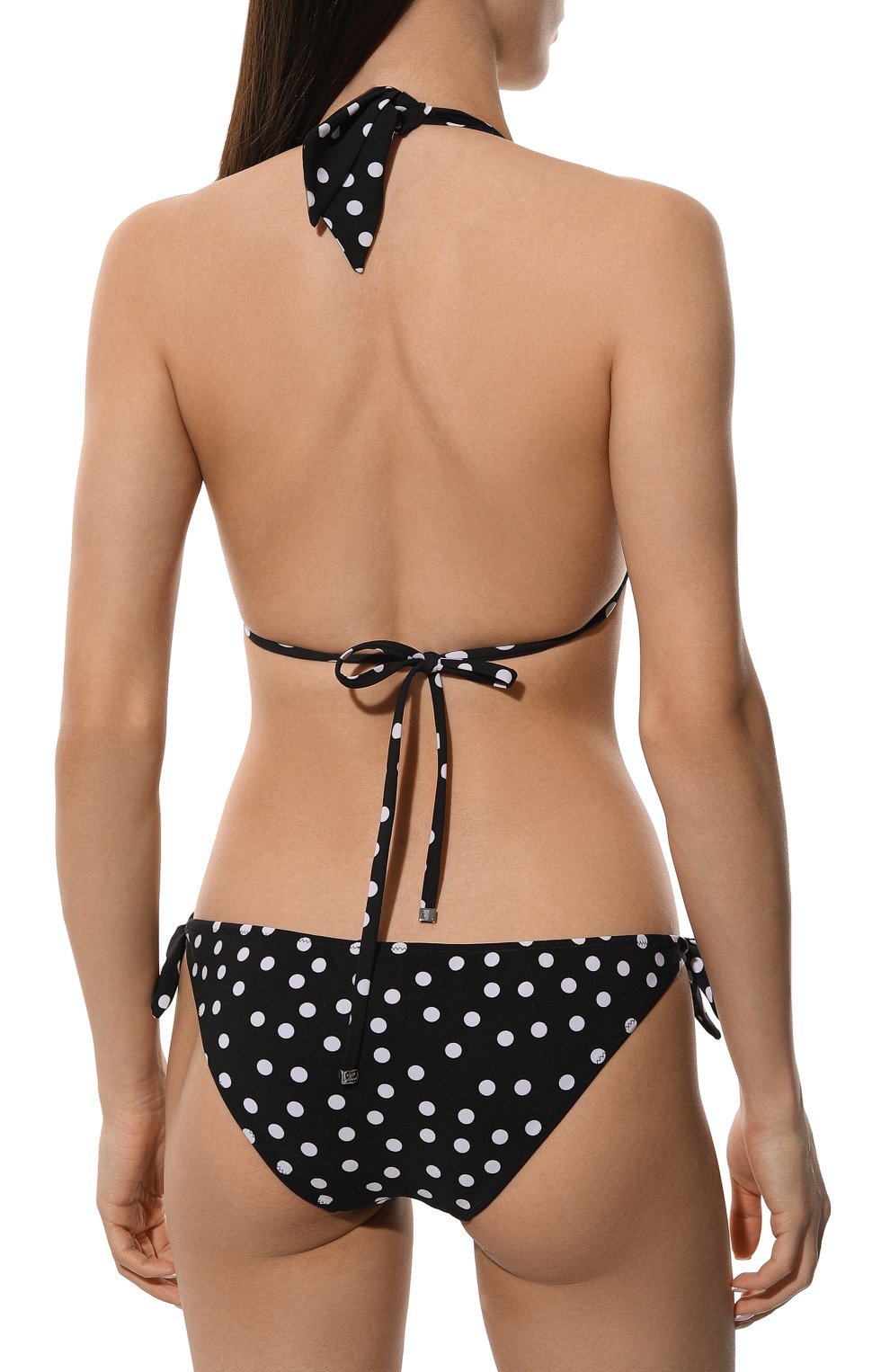 Раздельный купальник DOLCE & GABBANA черно-белого цвета по цене 49100 руб., арт. 08A54J/FSG8C, фото 3 Раздельный купальник DOLCE & GABBANA, арт. 08A54J/FSG8C, фото 3