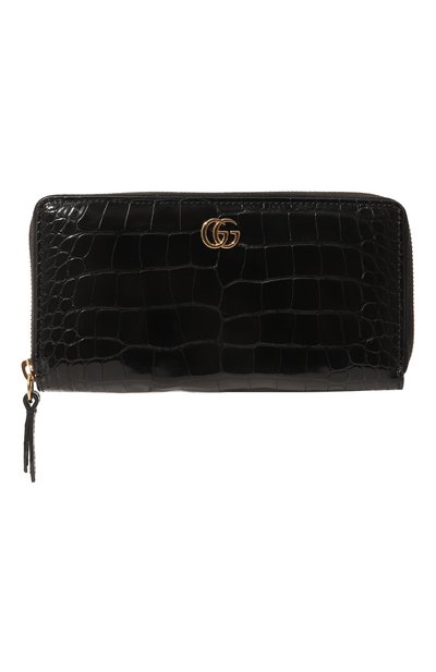 Мужской портмоне из кожи аллигатора gg marmont GUCCI, арт. 456117 EV42G