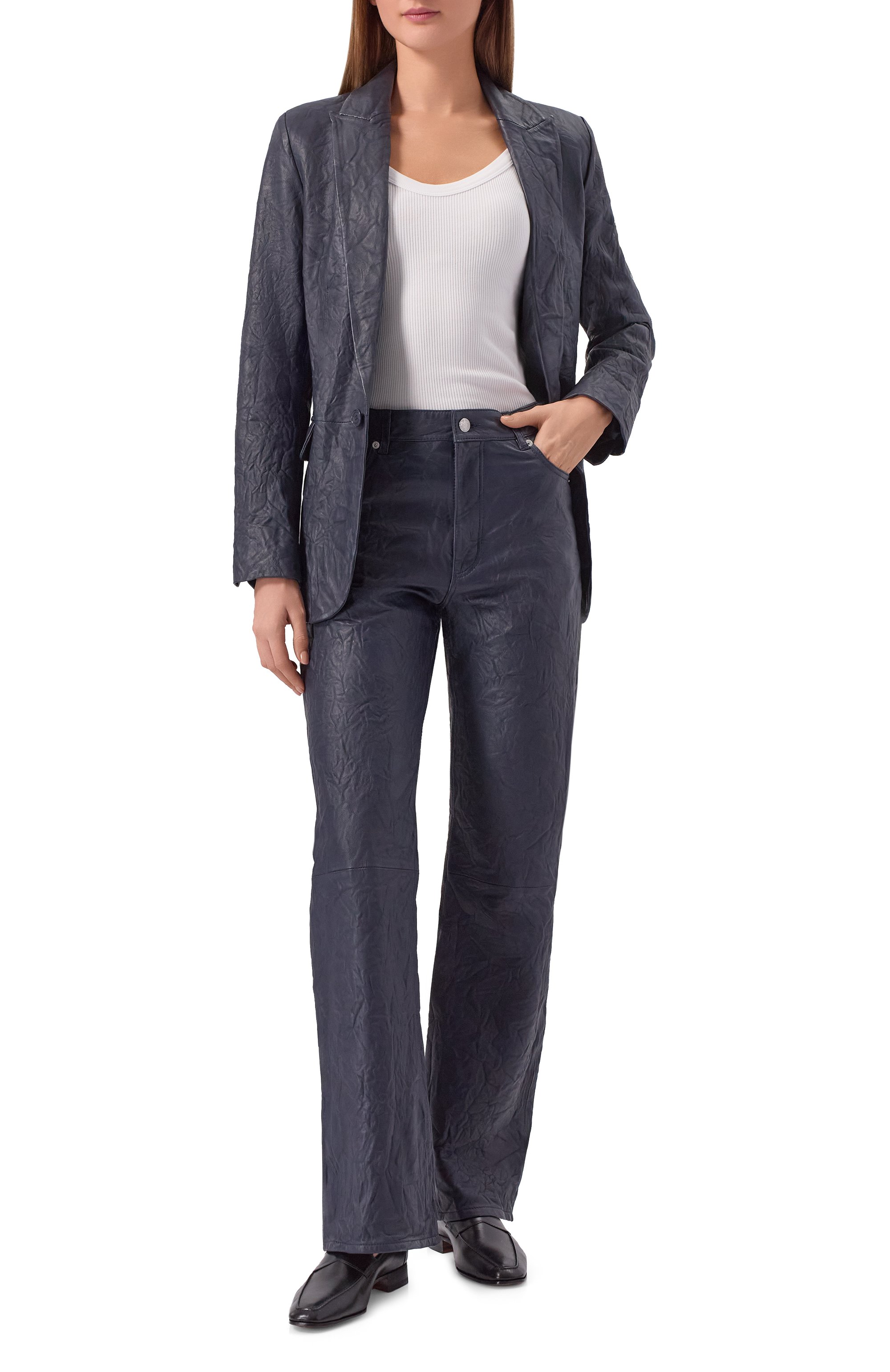 Кожаный жакет ZADIG AND VOLTAIRE, арт. RWBL00059, фото 2