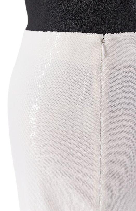 Юбка с отделкой пайетками TOTEME 261-WRB0349-FB0593 Белый  261-WRB0349-FB0593 Фото 5