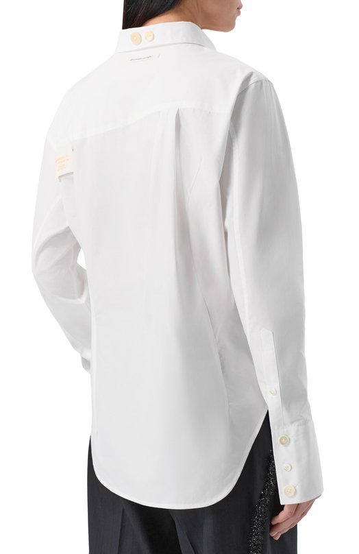 Хлопковая рубашка Undercover UC2E1406 Белый  UC2E1406 Фото 4