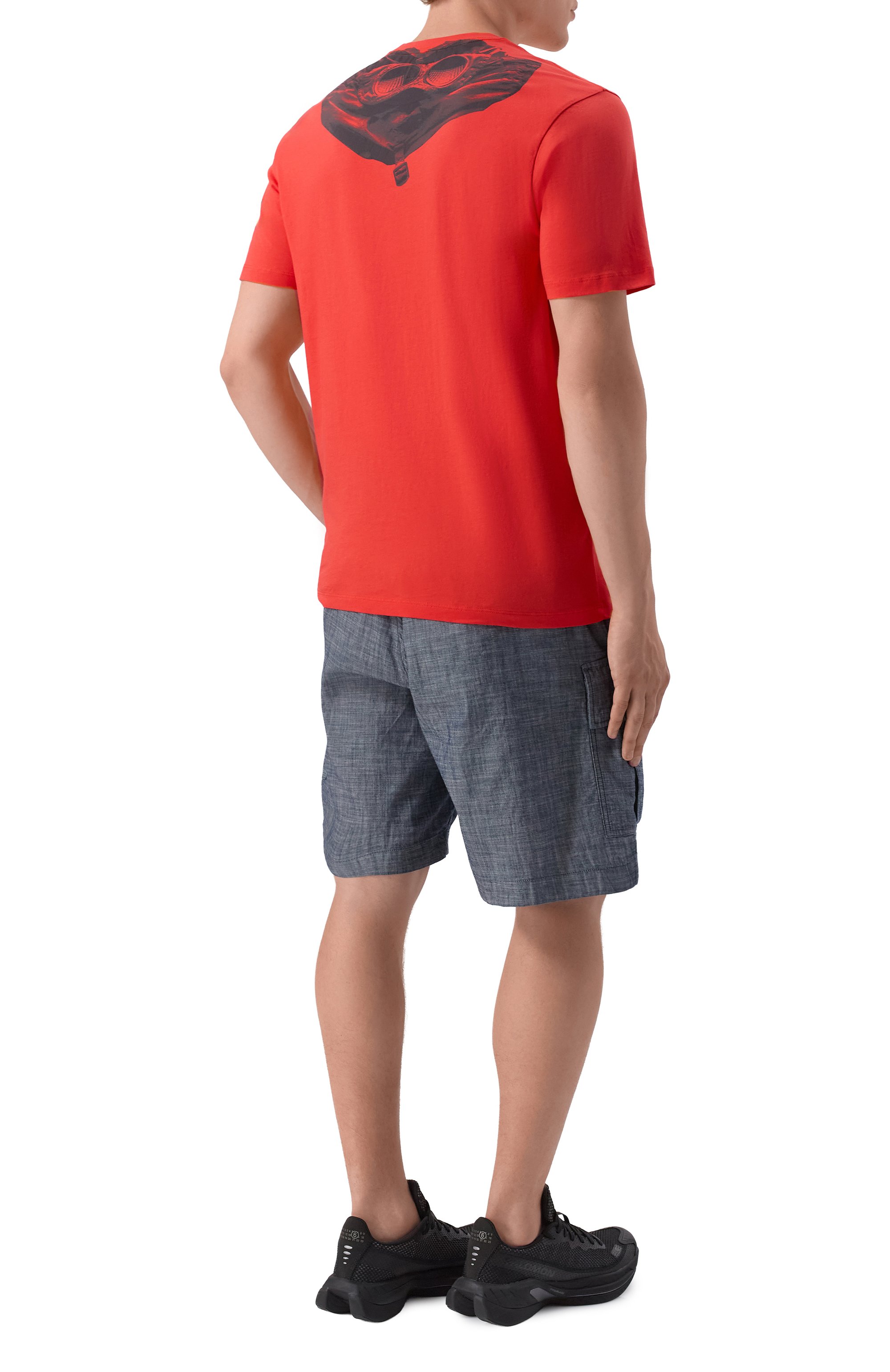 Хлопковая футболка C.P. COMPANY, арт. 18CMTS030A005100W, фото 2