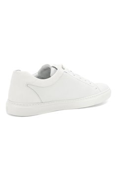 Мужские кожаные кеды HARRYS OF LONDON белого цвета, арт. T0M NAPPA LEATHER/TECH | Фото 4 (Статус проверки: Проверено, Проверена категория; Материал внутренний: Натуральная кожа; Подошва: Массивная; Материал утеплителя: Без утеплителя; Стили: Классический; Материал сплава: Проверено, Проставлено; Драгоценные камни: Проставлено; Материал внешний: Натуральная кожа; Кросс-КТ: Низкие)