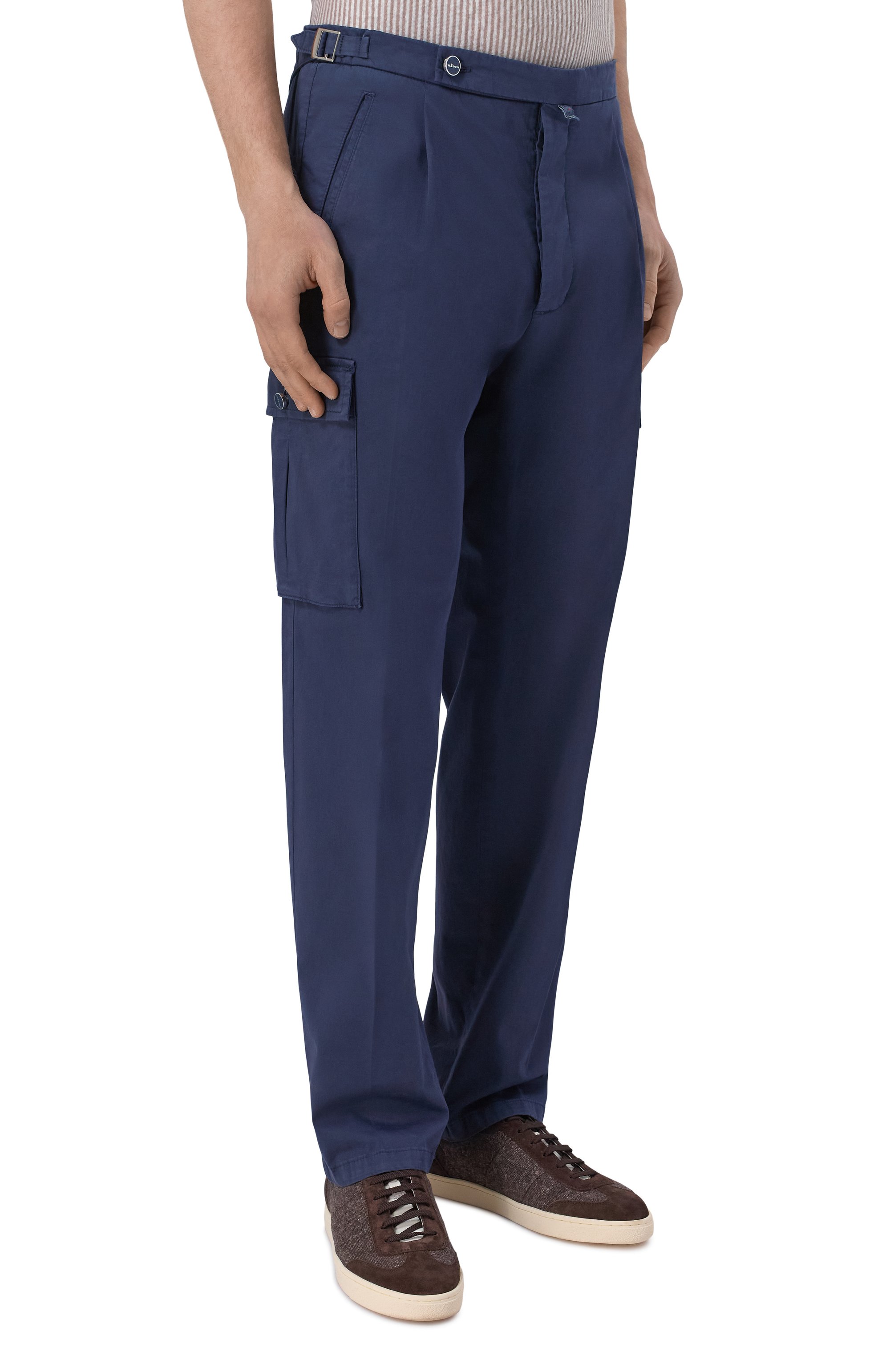 Хлопковые брюки-карго KITON, арт. UP0005K0600H, фото 3