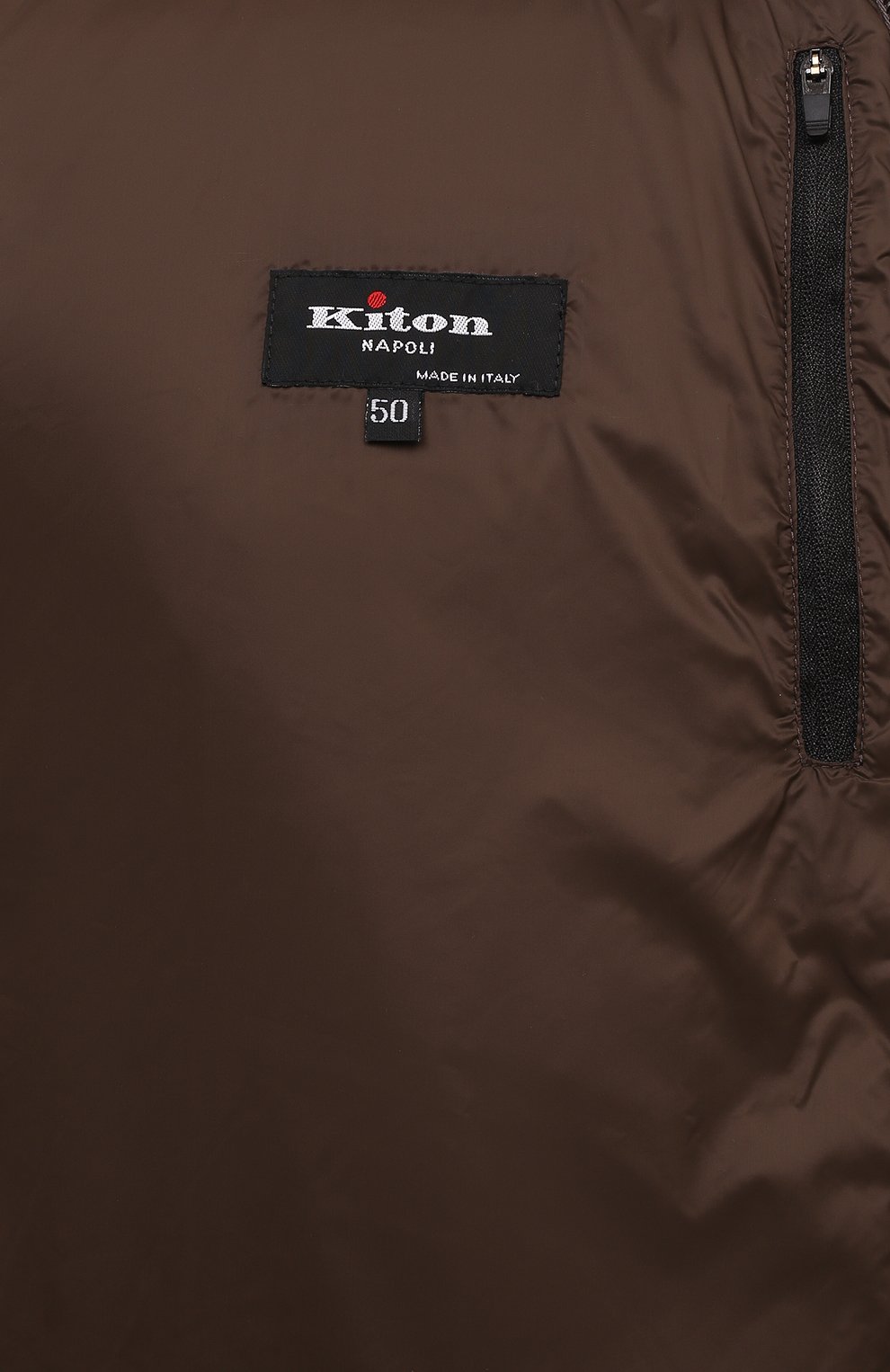 Комбинированная куртка KITON, арт. UW1908V0453F01, фото 6