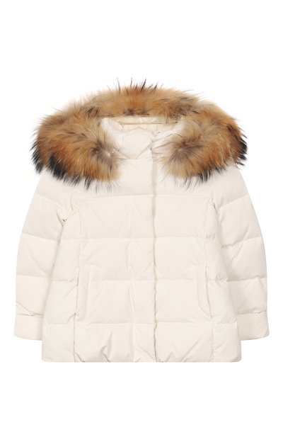 Пуховик с отделкой из енота IL GUFO, арт. A25GGM0007N0108/5-8