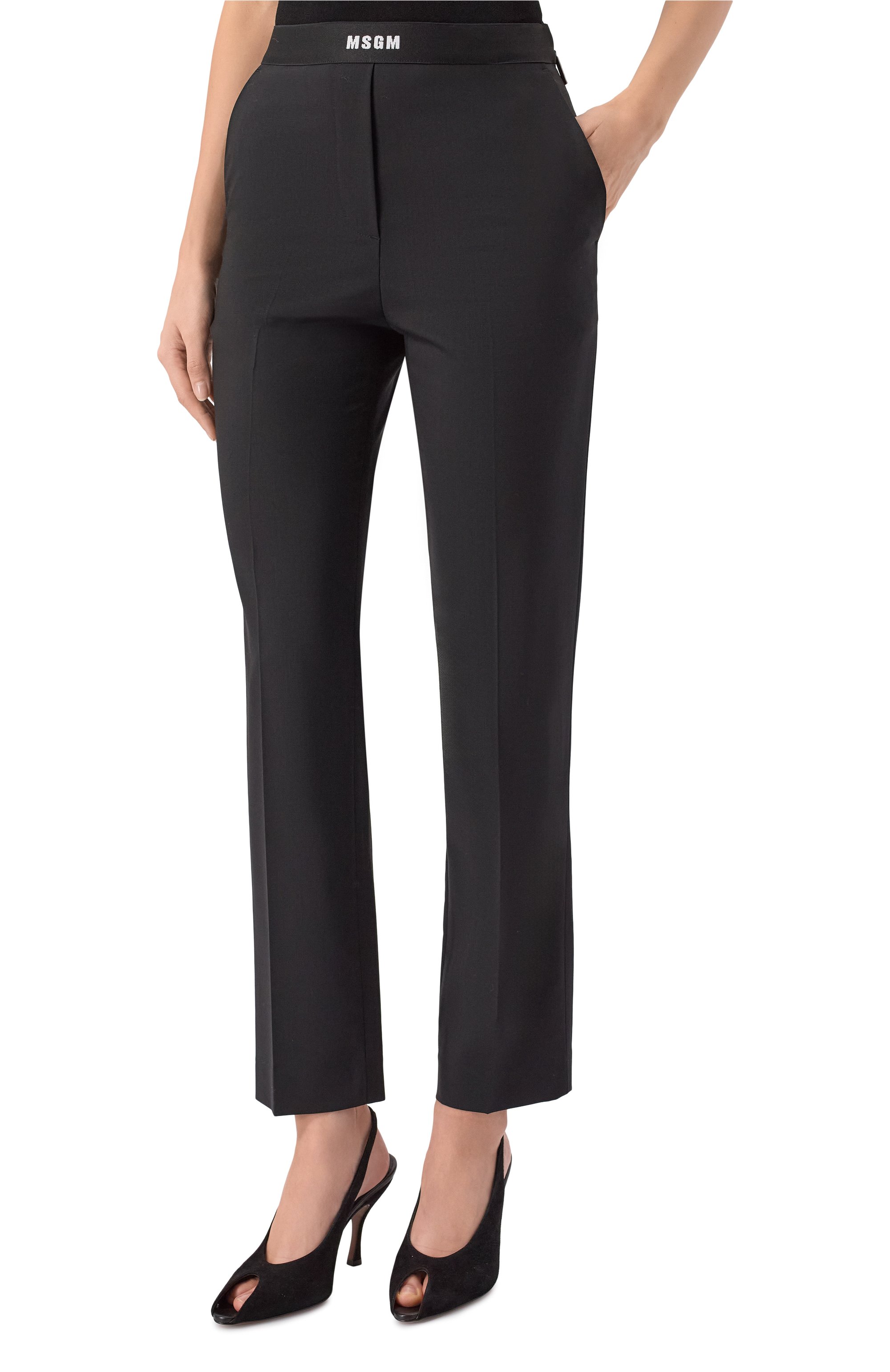 Шерстяные брюки MSGM, арт. 3941MDP13/257605, фото 3