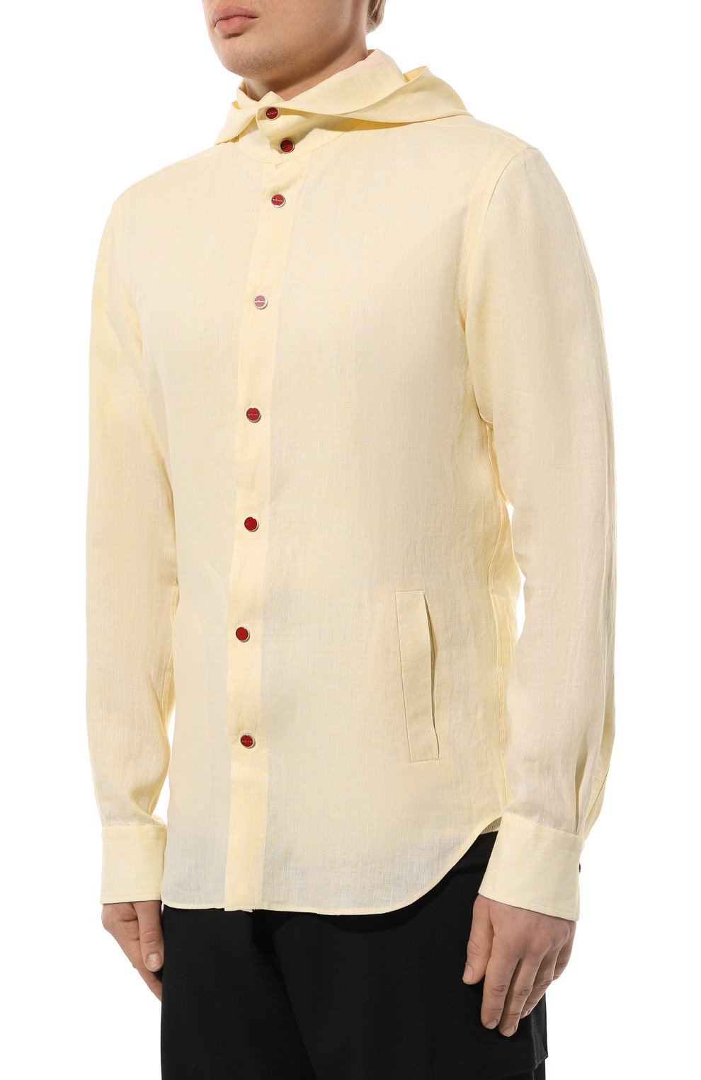 Льняная рубашка KITON, арт. UMCMARH06940, фото 3