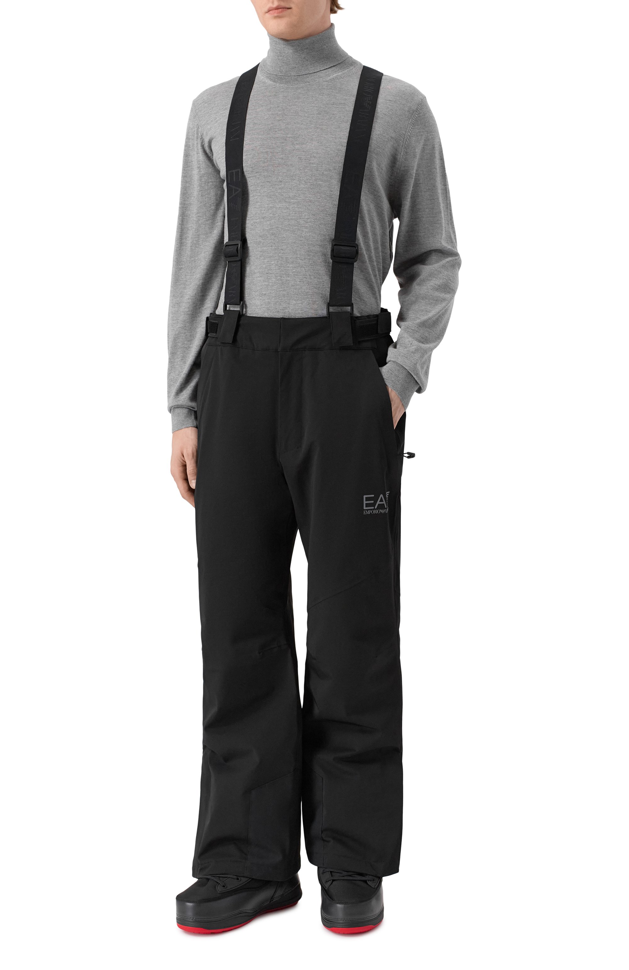 Утепленные брюки EA7 черного цвета по цене 49950 руб., арт. 7M000465/AF13889, фото 3 Утепленные брюки EA7, арт. 7M000465/AF13889, фото 3