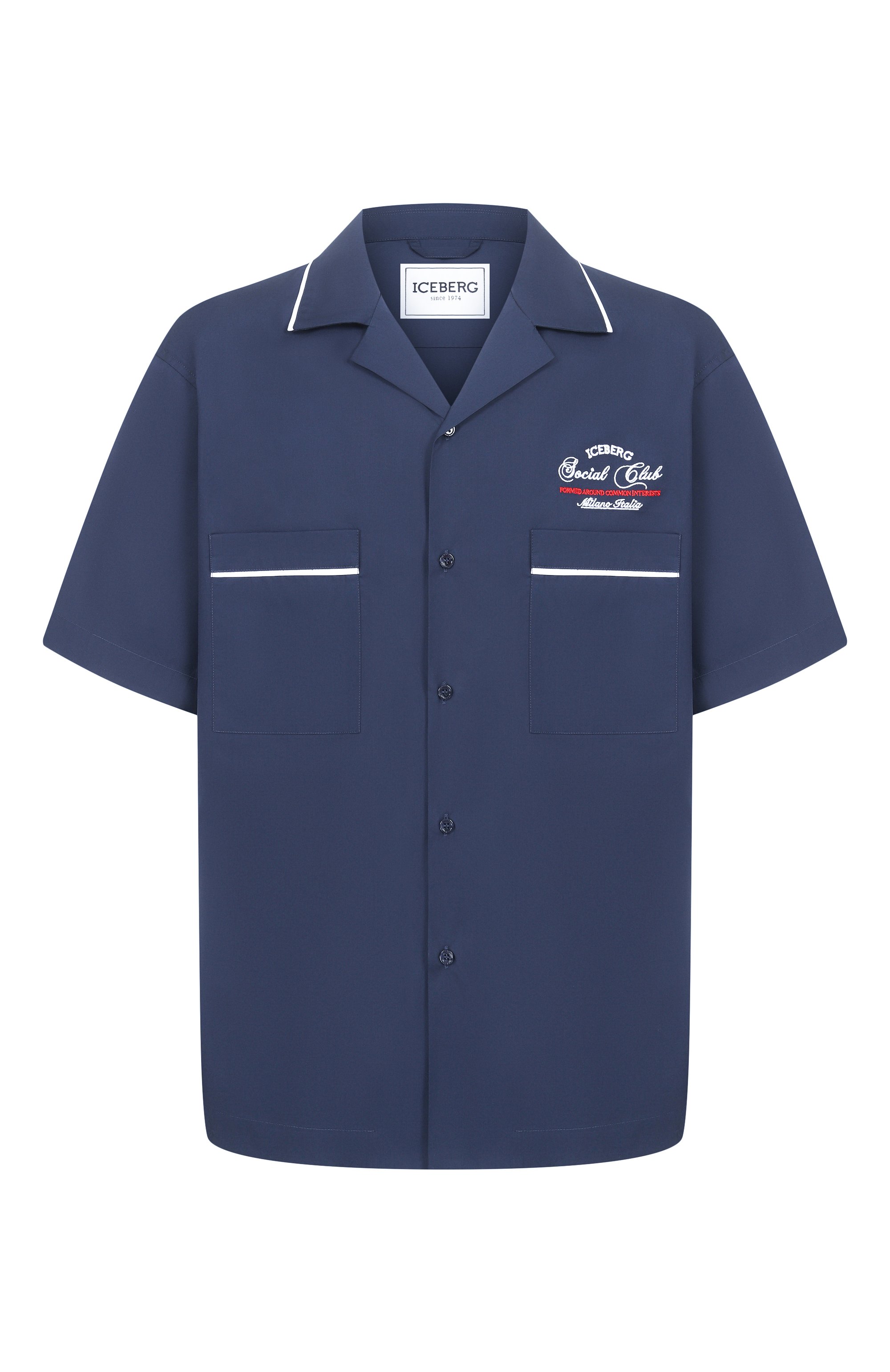 Хлопковая рубашка ICEBERG, арт. G070/0187, фото 1
