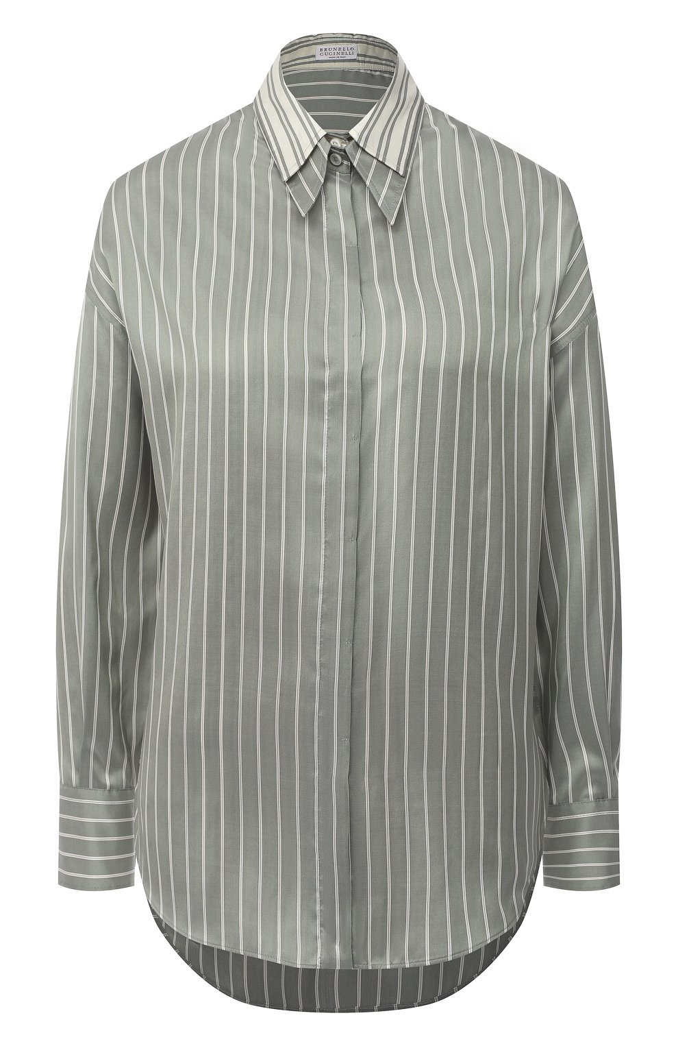 Шелковая рубашка BRUNELLO CUCINELLI, арт. MA741NA506, фото 1