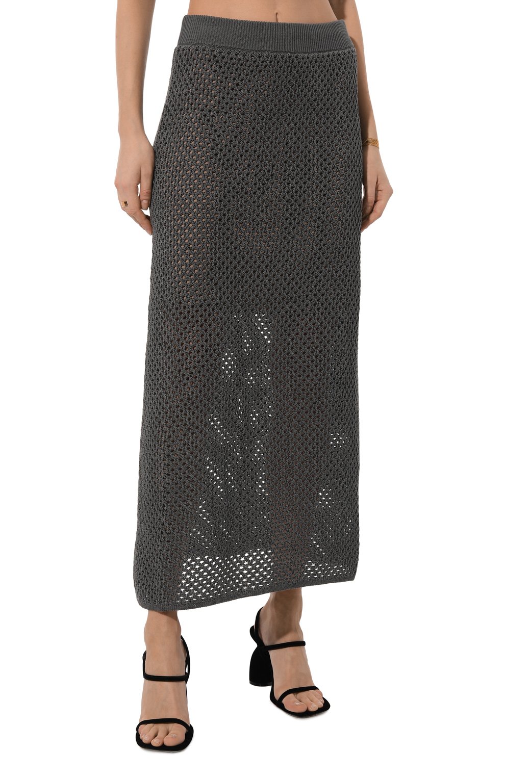 Хлопковая юбка BRUNELLO CUCINELLI, арт. M7876B1345, фото 3