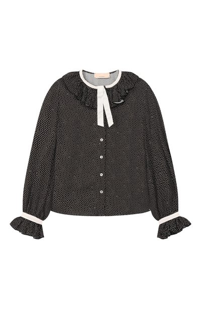 Блузка из вискозы ELISABETTA FRANCHI LA MIA BAMBINA, арт. EFCA3010/VI043