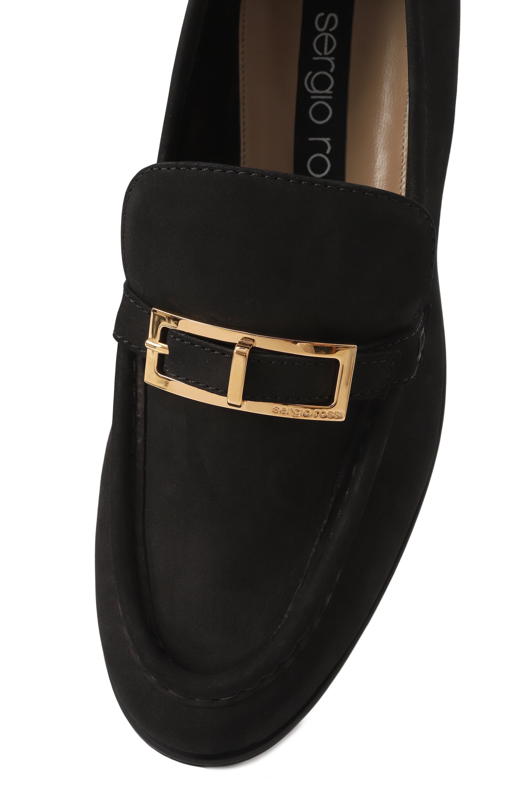 Замшевые лоферы sr nora SERGIO ROSSI, арт. B00080/MMVM01, фото 7