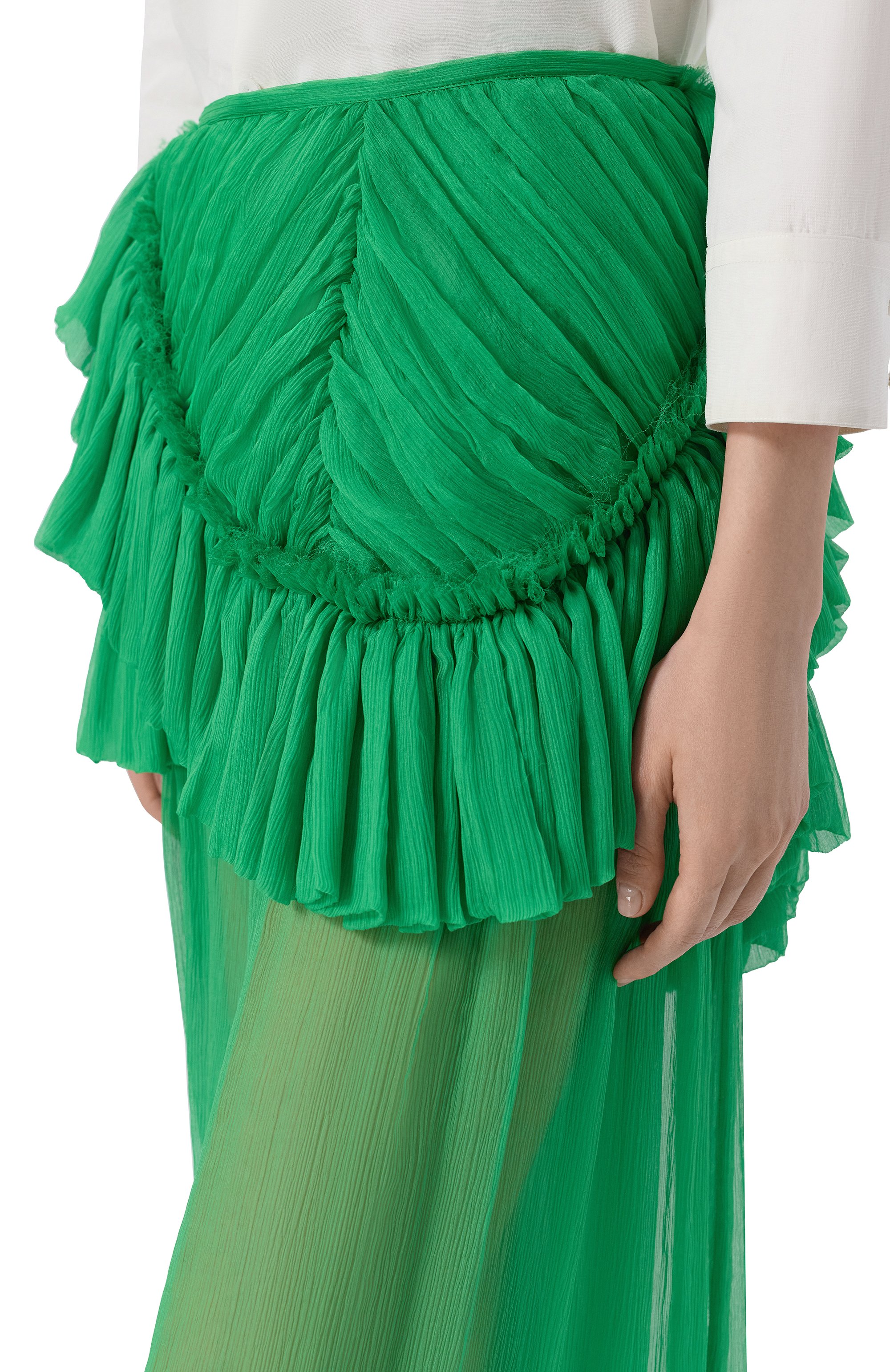 Шелковая юбка DRIES VAN NOTEN, арт. 010819/3040, фото 5