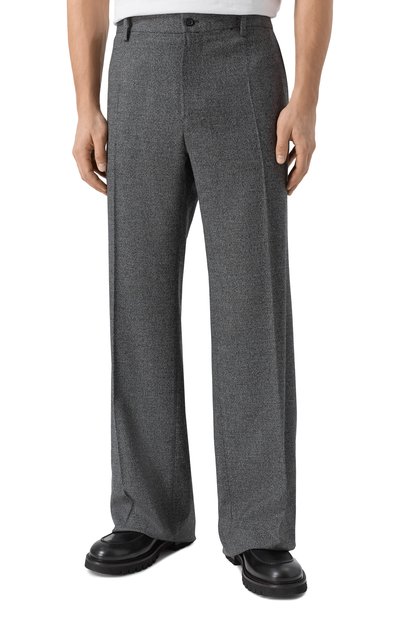 Брюки из шерсти и шелка DOLCE & GABBANA, арт. GYZMHT/FMCA0, фото 3