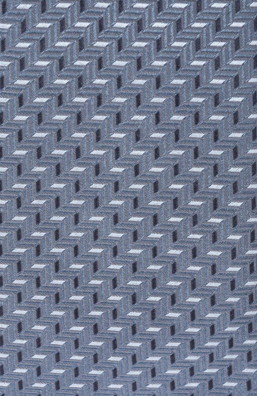 Шелковый галстук Canali 18/HJ04552 Голубой  18/HJ04552 Фото 4