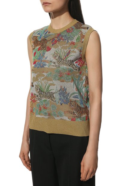 Жилет из вискозы GUCCI, арт. 686496/XKB8U, фото 3