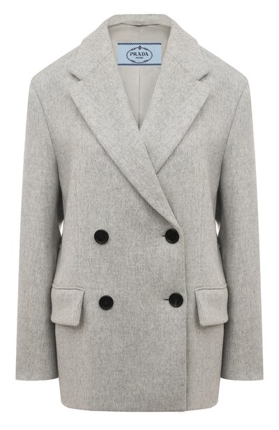 Женское шерстяное полупальто PRADA, арт. P666MG-I09-F0K44-212