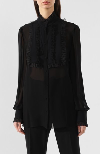 Шелковая блузка DOLCE & GABBANA, арт. F5K14T/FU1AR, фото 3